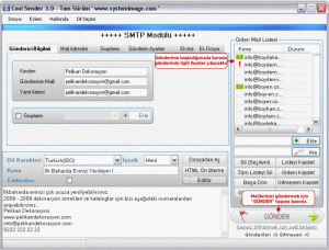 smtp_gonderime_baslama